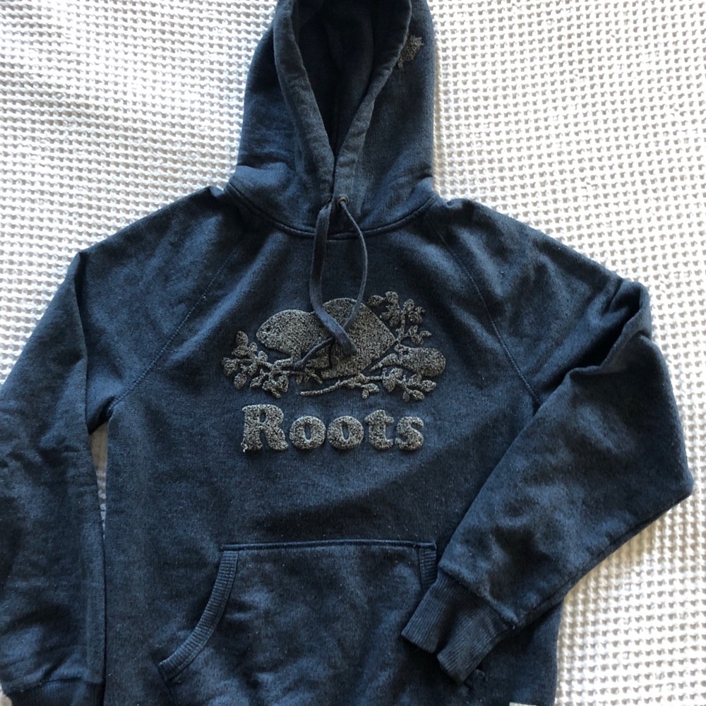 Men’s Roots Hoodie Sweatshirt Size XS - Picture 2 of 3